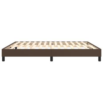 Bettgestell Braun 180x200 cm Kunstleder