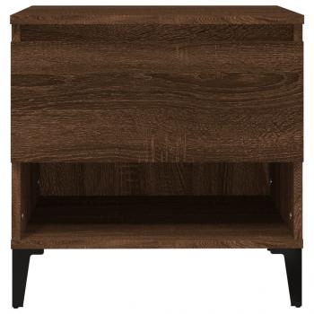 Beistelltische 2 Stk. Braun Eichen-Optik 50x46x50 cm