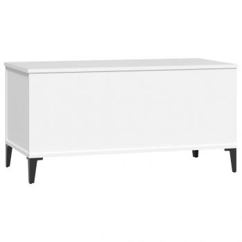 Couchtisch Weiß 90x44,5x45 cm Holzwerkstoff