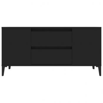TV-Schrank Schwarz 102x44,5x50 cm Holzwerkstoff