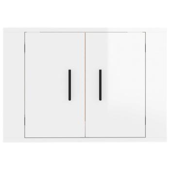TV-Wandschrank Hochglanz-Weiß 57x34,5x40 cm