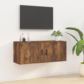 ARDEBO.de - TV-Wandschrank Räuchereiche 100x34,5x40 cm