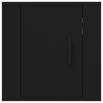 TV-Wandschränke 2 Stk. Schwarz 40x34,5x40 cm