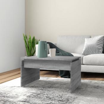 ARDEBO.de - Couchtisch Grau Sonoma 68x50x38 cm Holzwerkstoff