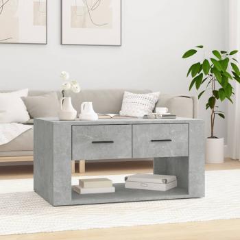 ARDEBO.de - Couchtisch Betongrau 80x50x40 cm Holzwerkstoff