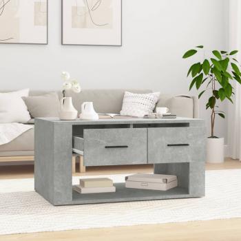 Couchtisch Betongrau 80x50x40 cm Holzwerkstoff