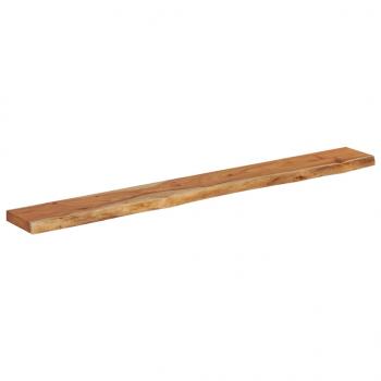 Wandregal 160x20x2,5 cm Rechteckig Massivholz Akazie Baumkante