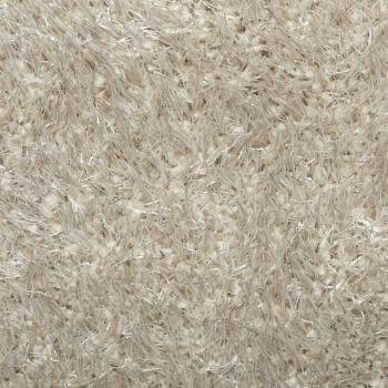 Teppich ISTAN Hochflor Glänzend Beige Ø 80 cm