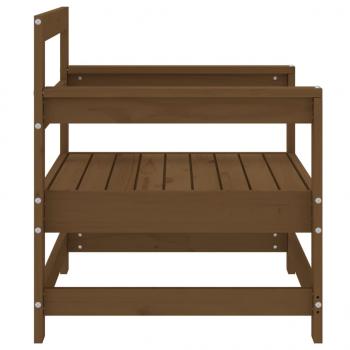 Gartenstühle 2 Stk. Honigbraun Massivholz Kiefer