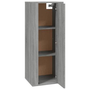 ARDEBO.de - TV-Wandschrank Grau Sonoma 40x34,5x100 cm