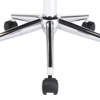 Esszimmerstuhl Drehbar Weiß Bugholz und Kunstleder 