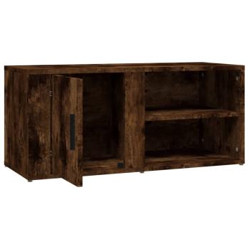 ARDEBO.de - TV-Schränke 2 Stk. Räuchereiche 80x31,5x36 cm Holzwerkstoff