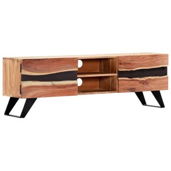TV-Schrank 140 x 30 x 45 cm Massivholz Akazie