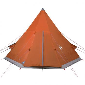 Tipi-Campingzelt 4 Personen Orange Wasserdicht