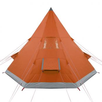 Tipi-Campingzelt 4 Personen Orange Wasserdicht