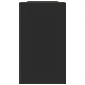 Schuhbank Schwarz 80x24x45 cm Holzwerkstoff