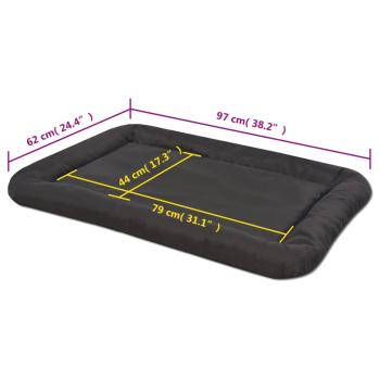 Hundebett Größe XXL Schwarz