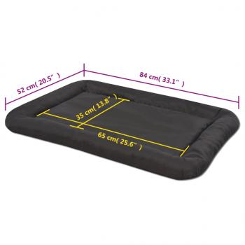 Hundebett Größe XL Schwarz