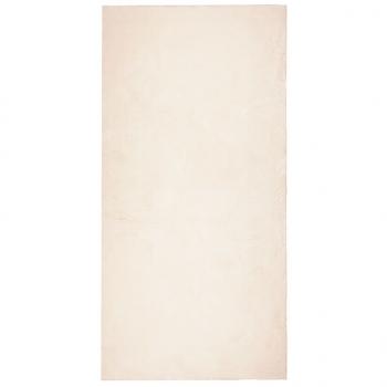Teppich HUARTE Kurzflor Weich und Waschbar Beige 100x200 cm