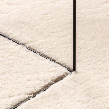 Teppich HUARTE Kurzflor Weich und Waschbar Beige 160x230 cm