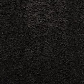 Teppich HUARTE Kurzflor Weich und Waschbar Schwarz 80x200 cm