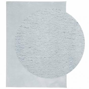 Teppich HUARTE Kurzflor Weich und Waschbar Blau 120x170 cm