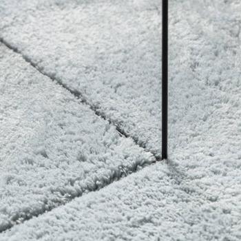 Teppich HUARTE Kurzflor Weich und Waschbar Blau 120x170 cm