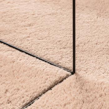 Teppich HUARTE Kurzflor Weich und Waschbar Blassrosa 120x170 cm