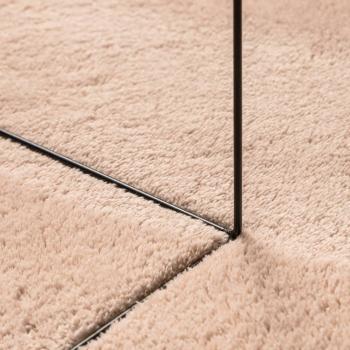 Teppich HUARTE Kurzflor Weich und Waschbar Blassrosa 100x200 cm