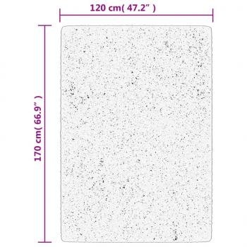 Teppich HUARTE Kurzflor Weich und Waschbar Rot 120x170 cm