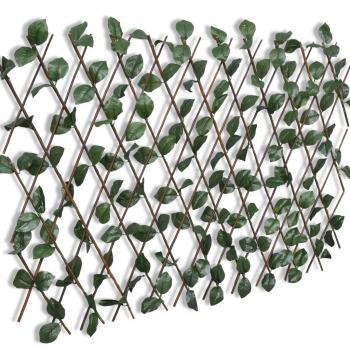 Weidengitter 5 Stk. mit künstlichen Blättern 180×90 cm