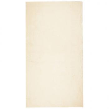 Teppich HUARTE Kurzflor Weich und Waschbar Creme 80x150 cm