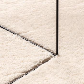 Teppich HUARTE Kurzflor Weich und Waschbar Beige Ø 80 cm