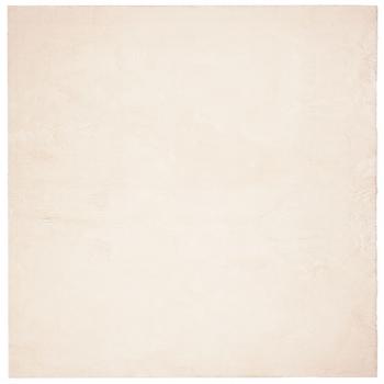 Teppich HUARTE Kurzflor Weich und Waschbar Beige 240x240 cm