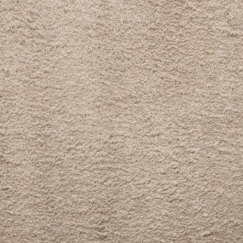 Teppich HUARTE Kurzflor Weich und Waschbar Sandfarben 160x160cm