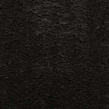 Teppich HUARTE Kurzflor Weich und Waschbar Schwarz 240x240 cm