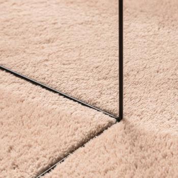 Teppich HUARTE Kurzflor Weich und Waschbar Blassrosa 160x230 cm