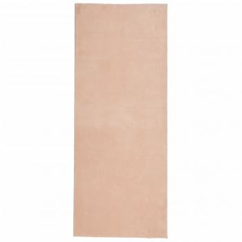 Teppich HUARTE Kurzflor Weich und Waschbar Blassrosa 80x200 cm