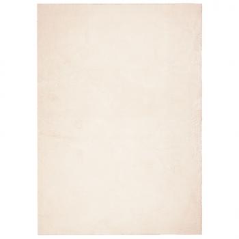 Teppich HUARTE Kurzflor Weich und Waschbar Beige 120x170 cm