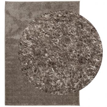 Teppich ISTAN Hochflor Glänzend Grau 200x280 cm