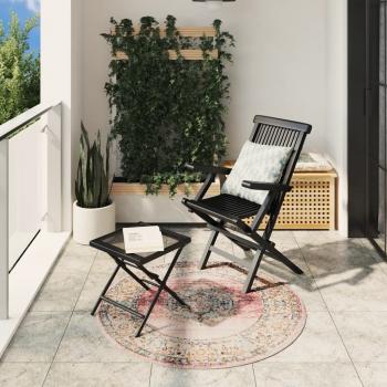ARDEBO.de - Teppich ARBIZU Indoor und Outdoor Vintage-Design Ø 120 cm