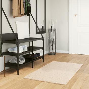 ARDEBO.de - Teppich HUARTE Kurzflor Weich und Waschbar Beige 60x110 cm