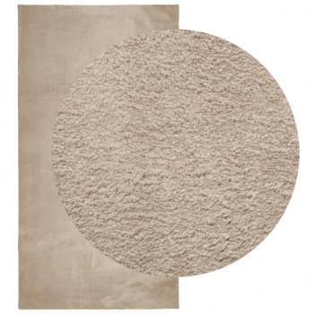 Teppich HUARTE Kurzflor Weich und Waschbar Sandfarben 60x110 cm