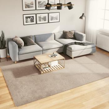 ARDEBO.de - Teppich HUARTE Kurzflor Weich und Waschbar Sandfarben 240x340cm