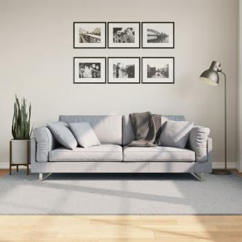 ARDEBO.de - Teppich HUARTE Kurzflor Weich und Waschbar Grau 160x230 cm