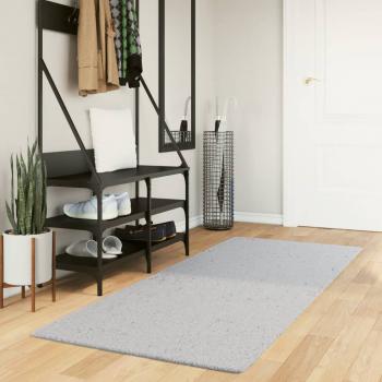 ARDEBO.de - Teppich HUARTE Kurzflor Weich und Waschbar Grau 80x200 cm
