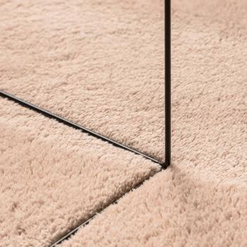 Teppich HUARTE Kurzflor Weich und Waschbar Blassrosa 200x200 cm