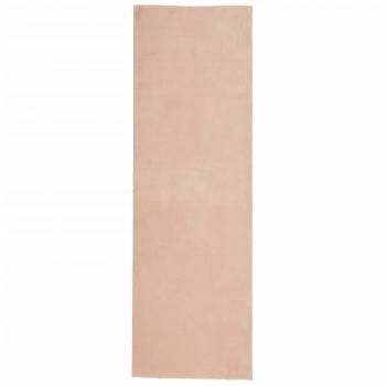 Teppich HUARTE Kurzflor Weich und Waschbar Blassrosa 80x250 cm