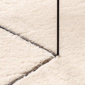 Teppich HUARTE Kurzflor Weich und Waschbar Beige 80x150 cm