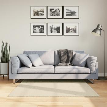 ARDEBO.de - Teppich HUARTE Kurzflor Weich und Waschbar Creme 120x120 cm